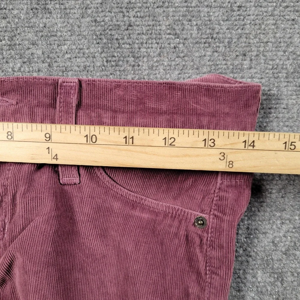 Hudson Nico Corduroy Jeans Womens‎ 25 Plum Mid Rise Super Skinny Made USA